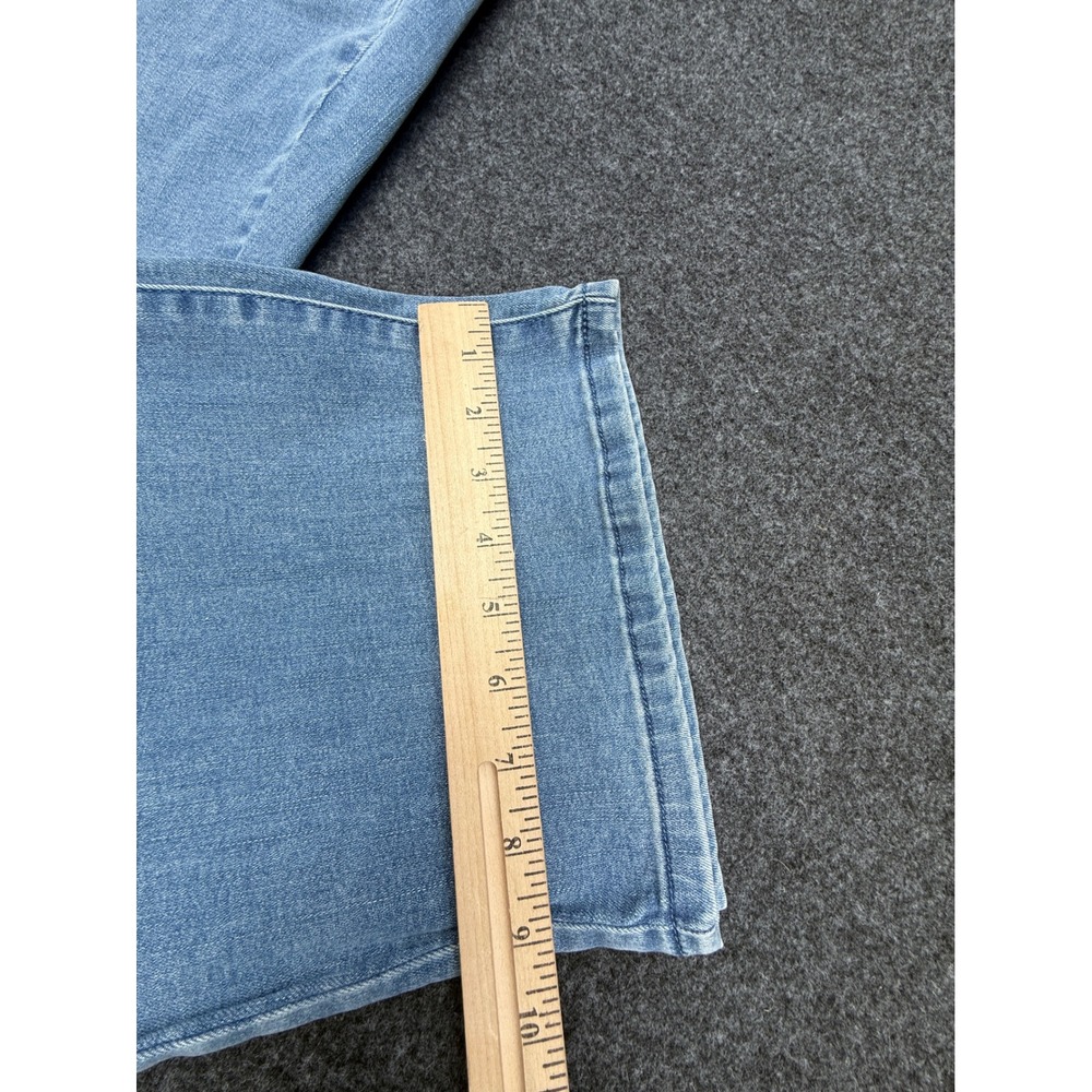 Soft Surroundings Jeans Womens 18W Light Blue Pull On High Rise Wide Leg Stretch - Picture 3 of 11